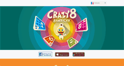 Desktop Screenshot of crazy-8-game.com